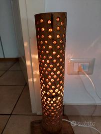Lampada in bamboo