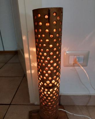 Lampada in bamboo