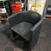 Sedie ufficio in pelle nera