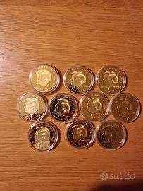 Monete Donald Trump  2021 -2025 placcate oro