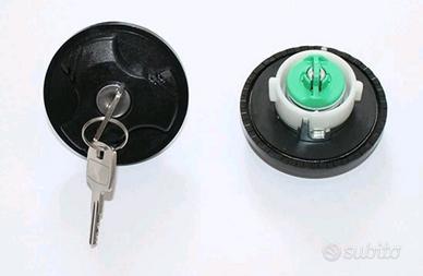 Tappo serbatoio benzina con 2 chiavi fiat seicento