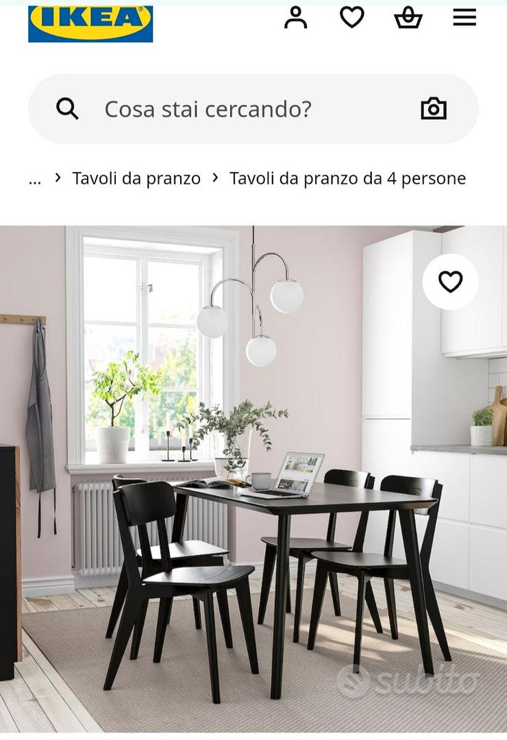 HOT Ikea Lisabo Tavolo E Sedie Legno Ikea Tavolo Nero LISABO