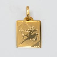 Ciondolo Sagittario in oro giallo 18 kt E.2453