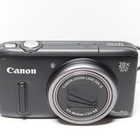 Canon SX240 HS Nera Compatta Zoom 20X + Custodia