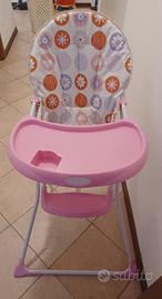 Seggiolone Giordani Rosa