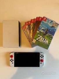 LOTTO NINTENDO SWITCH + GIOCHI E ALTRO