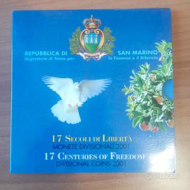 San Marino, Serie divisionale 2001 con argento 
