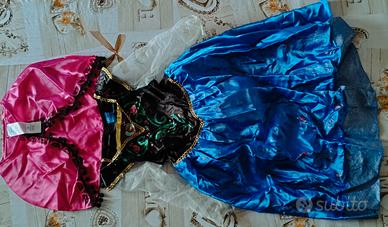 costume di carnevale Anna di Frozen