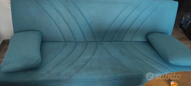 Divano letto contenitore 3 posti click clack