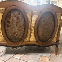 Divano 2 posti legno massello