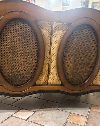 Divano 2 posti legno massello