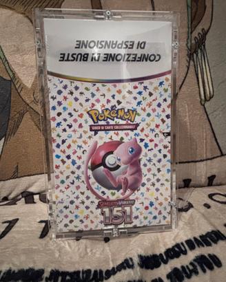 Pokemon 151 Case Display 10 Bundle da 6 buste