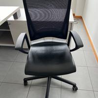 Sedia da ufficio ergonomica in ecopelle