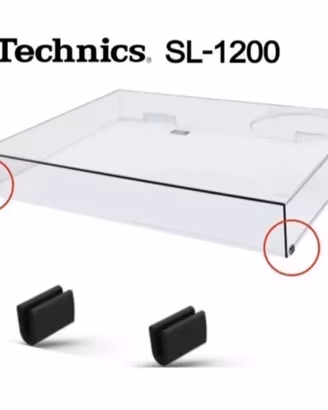 Coppia Gommini Coperchio Technics SL-1200 SL-1210