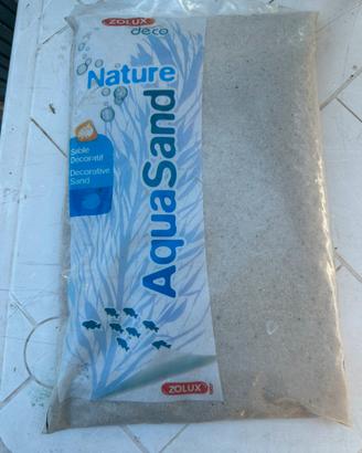 10kg Sabbia acquario quarzo fine Zolux AquaSand