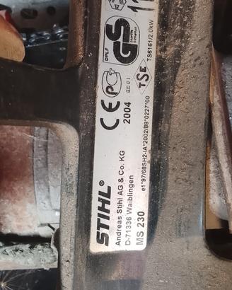 2 motoseghe stihl.. non spedisco 