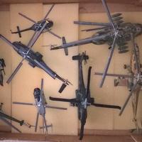 Elicotteri scala 1/72 montati da collezione