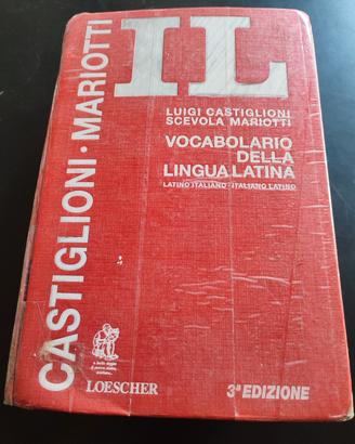 vocabolario della lingua latina Castiglioni Mariot