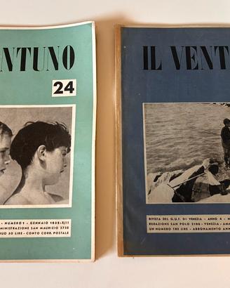 Due Riviste "Il Ventuno" GUF Venezia 1935