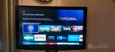 TV LG 42" + Fire TV inclusa + supporto muro