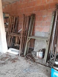 Ponteggi edili cavalle puntelli e canne innocenti