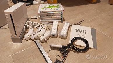 wii con comandi e giochi