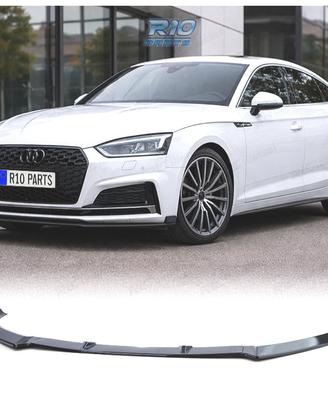 SPOILER LIP AUDI A5 F5 16-19 LOOK S LINE NERO LUCI