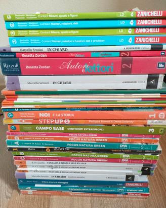 lotto libri scuola media 