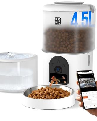 Romiromi Distributore Automatico Cibo per Gatti e