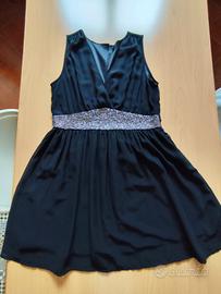 Vestito Benetton donna nero tg L come nuovo