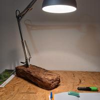 Lampada da tavolo in stile industriale-Pezzo unico