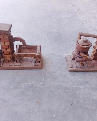 Oggetti artigianali in legno