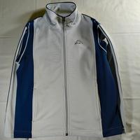 Giacca Kappa vintage bianca e blu - Taglia S