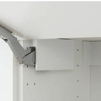 Cerniera/ammortizzatore anta orizz, bianco