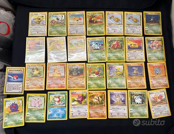 Lotto 30 Carte Pokemon Set Jungle ITA