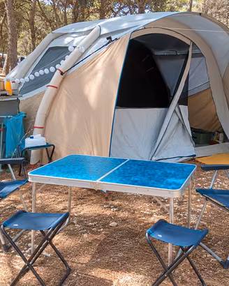 Tenda Quechua 5 posti + set campeggio completo