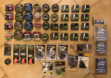 Minuteria, piombi e wallet per carpfishing