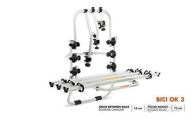 Portabici posteriore Fabbri OK3 (3 Bici)