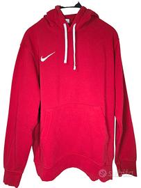 felpa nike rossa con cappuccio • hoodie team • tag