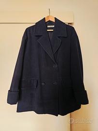 cappotto vintage lana nero Katharine  Hamnett '90
