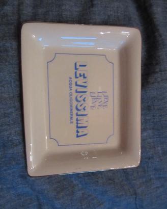 Piattino rendi resto porcellana acqua LEVISSIMA