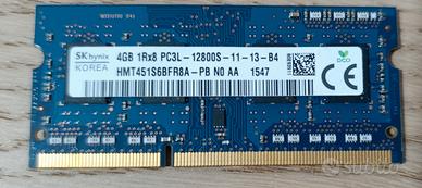 RAM DDR3 4GB PC3L 12800S