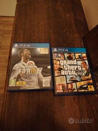 FIFA 18+ G T A 5 PS4