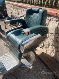 Poltrona da barbiere vintage Pietranera