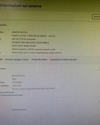 HP ProDesk 600 G5 SFF, Intel i5-9500, 8gb RAM