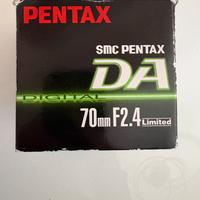 Obbiettivo Pentax smc DA 70mm F2.4 Limited