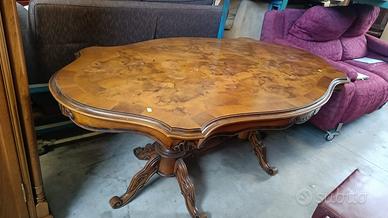 tavolo in radica di noce