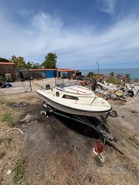Barca Ligny 460 Cabin + carrello + motore Mercury