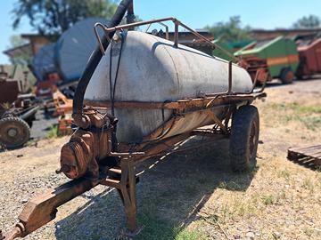 botte da liquame zincato 35 quintali