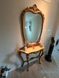 Consolle con specchio